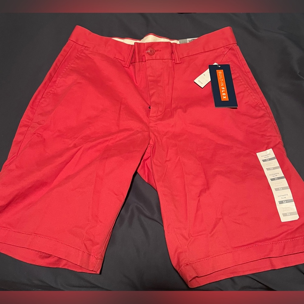 Red Old Navy Slim Shorts